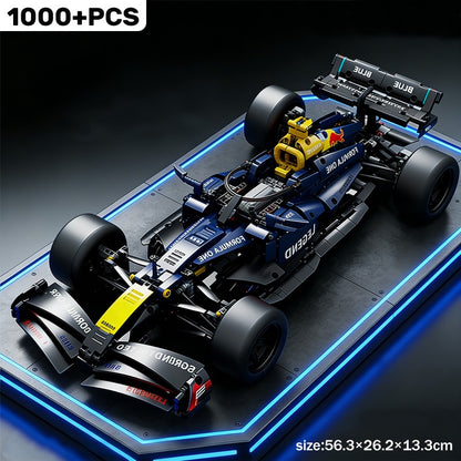 2026 NEW Technical Super Sports Car 1200Pcs RedBlue Racing Car Building Blocks MOC DIY Assembly Model Set Toy Gift for Boy Decor