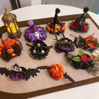 Halloween Hairpin Party Favor Gifts Day of The Dead Party Cosplay Prop Hair Accessiories   Halloween Decorations Party Gifts