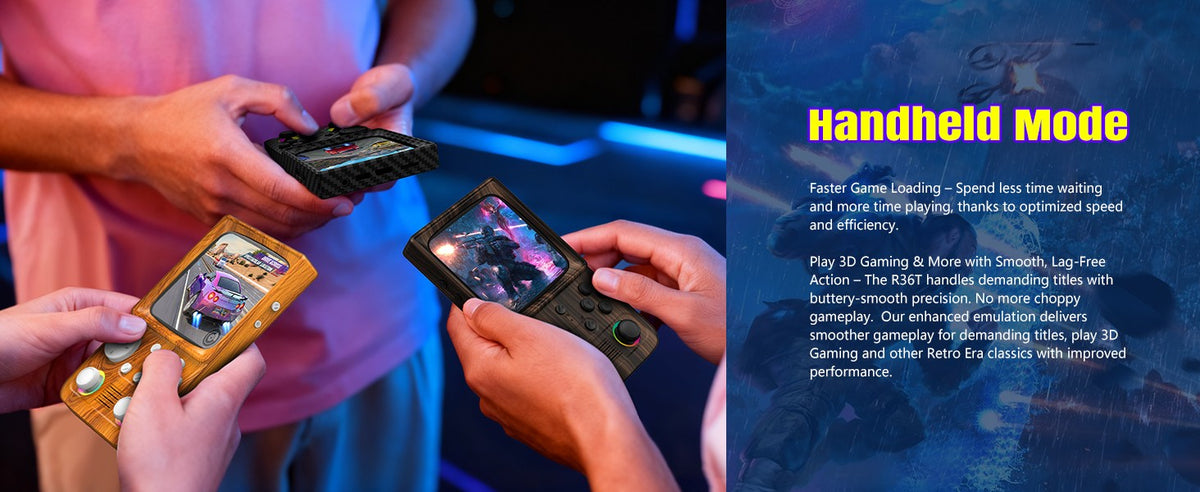 AISLPC RG45 Retro Handheld Game Console 4.0'' IPS Screen 64/128GB Supports 5G Portable Pocket Video Player