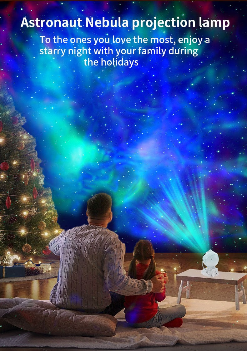 LED Astronaut Projector Night Light Nebula Sky Ceiling Galaxy Star Lights Bedroom Home Party Decorative Children Kids Gift