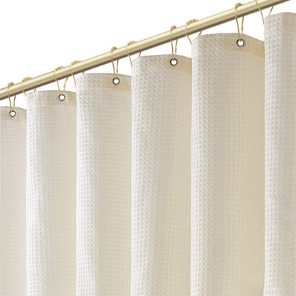 Shower Curtain Waterproof Mildew-proof with 12 Hooks Modern Shower Plant Printed Curtain Set For Bathroom Bathroom