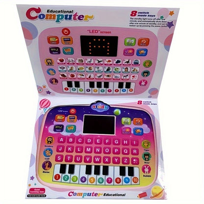 Kids Tablet Toddler Learning Mat With Led Screen Teaches Music And Math For Early Childhood Educational Electronic Toys