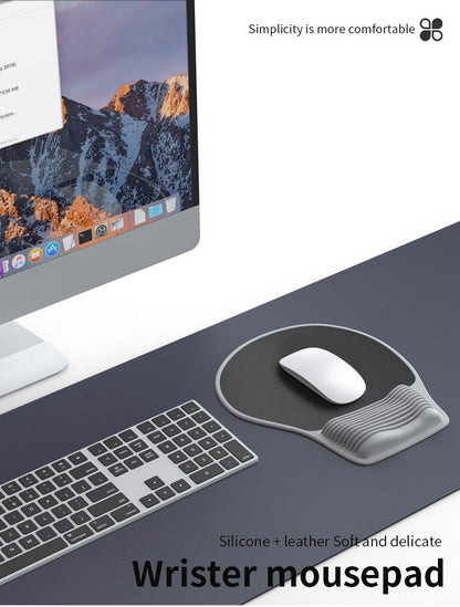 Ergonomic Mouse Pad Wrist Support, Comfortable Mouse Pad Wrist Rest, Relieve Wrist Pain Gel Mouse pad, Laptop, computer, office