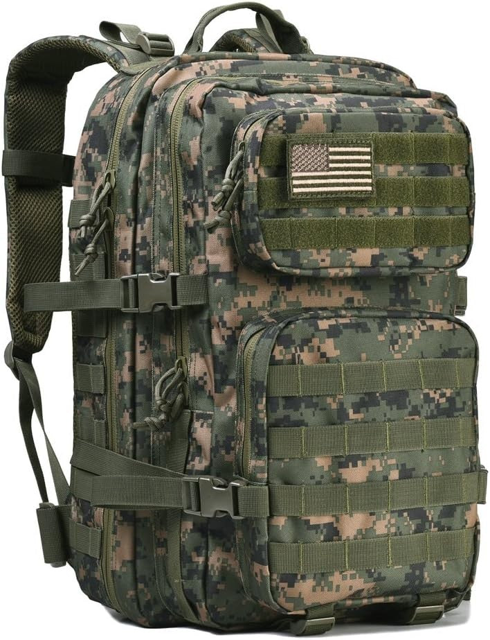 REEBOW GEAR Military Tactical Backpack Large Army 3 Day Assault Pack Molle Bag Backpacks