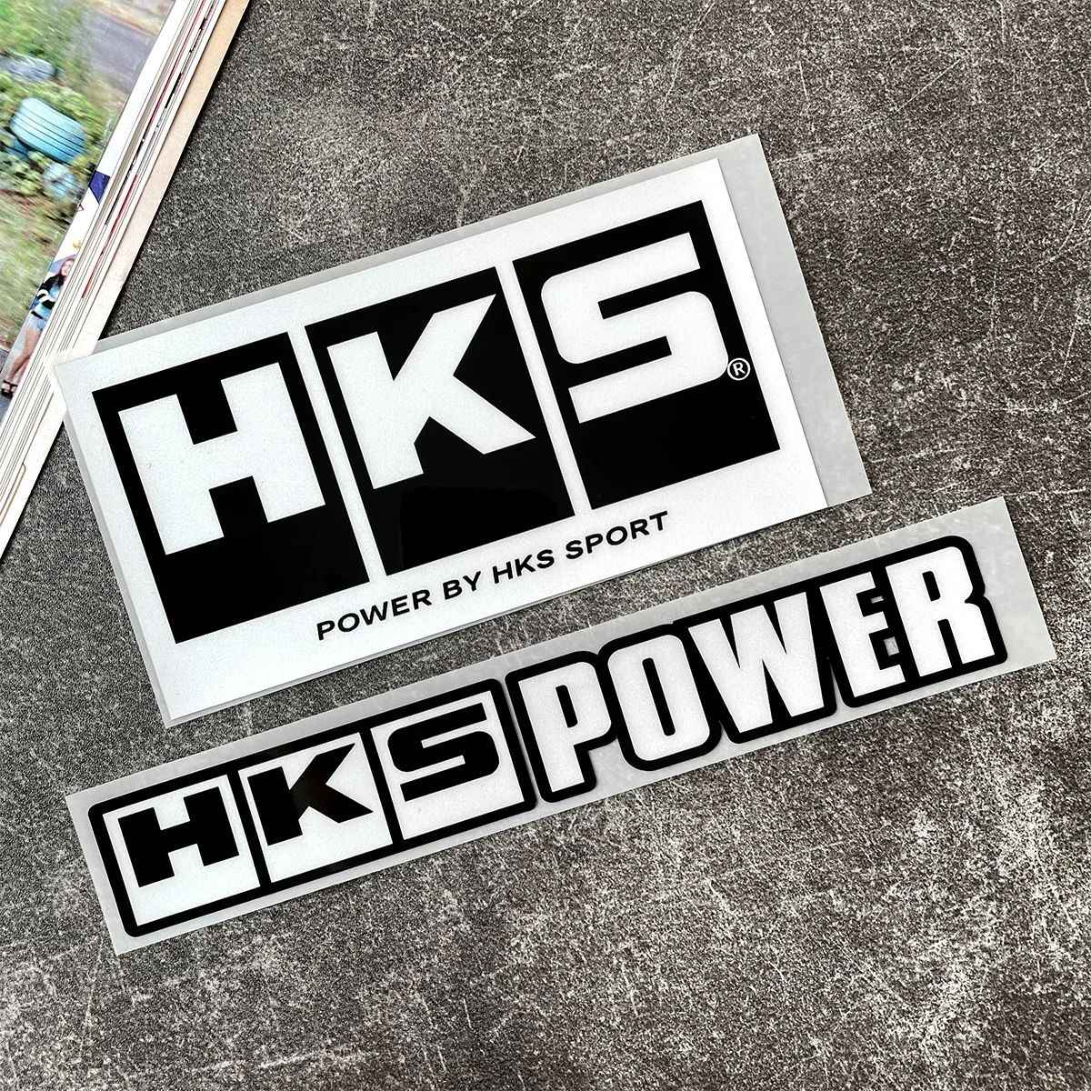 Para Adesivo HKS JDM Decalques de Corrida Moto Scooter Janela Automotiva Para-choque Decoração de Carro Acessórios Modificados ADVAN