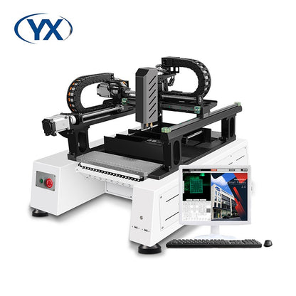 Nova Máquina SMT 2024 SMT220 Desktop Pcb Pick And Place Machine 2 Cabeças 40 Alimentadores Colocação de Chip SMD para Montagem de Pcb