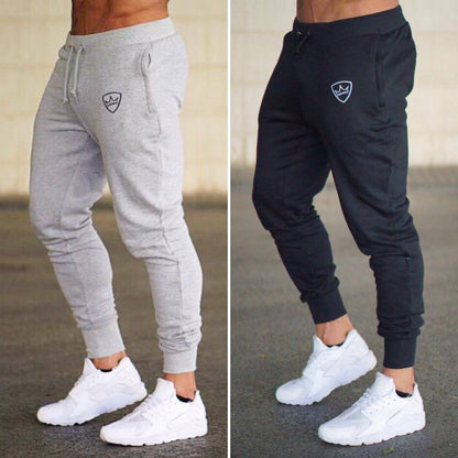 Shield Print New Men's Sweatpants Spring Autumn Breathable Jogging Pants Multiple Packs Male Outdoor Concise Straight Trousers