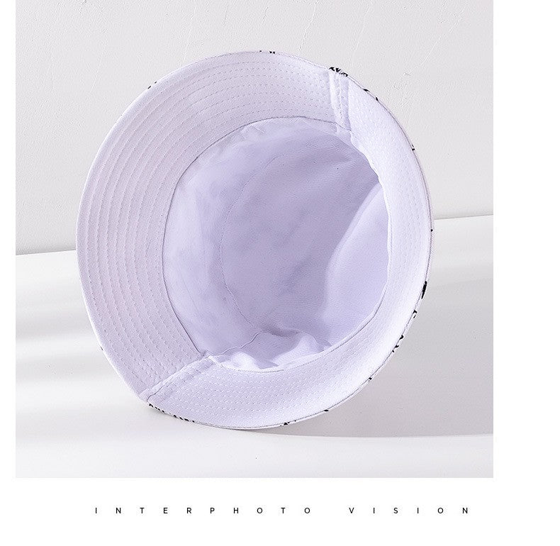 Bucket Hats For Men Women Korean Style Print Cap Panama Hat Sandbeach Sunhat Fishing Hat Fisherman Cap for Hip Hop Bob Gorro