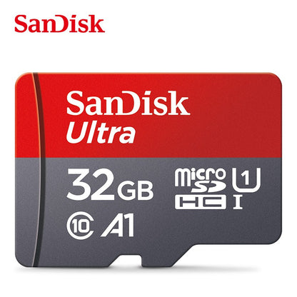 Cartão Micro tf SD Sandisk Ultra SD 128 GB 32 GB 64 GB 256 GB, Cartão de Memória Flash SD/TF 32 64 128 GB miniSD para Celular