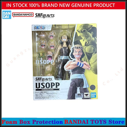 Atacado Bandai 100% Genuíno One Piece Model Kit Anime Figures SHF Monkey D Luffy Nami Shanks Roronoa Zoro Romance Dawn