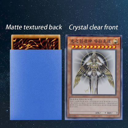 100 Unidades Protetores de Carta Tamanho Japonês 62×89mm para Cards de YGO Capa Fosca para Cartas Esportivas