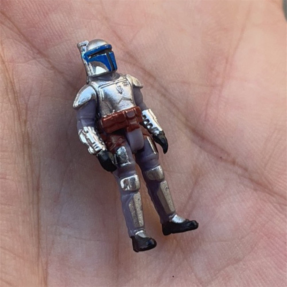 Hasbro Star Wars Série 1/72 Aayla Secura R2-D2 Boba Fett Darth Vader Produtos Genuínos a Granel com Defeitos Boneco de Ação