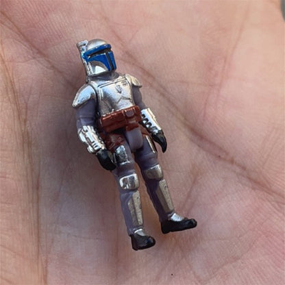 Hasbro Star Wars Série 1/72 Aayla Secura R2-D2 Boba Fett Darth Vader Produtos Genuínos a Granel com Defeitos Boneco de Ação