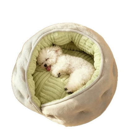 Canil Engrossado Inverno Quente Cama de Segurança Pequeno Cão Teddy Do Que Urso Dormindo Suprimentos para Animais de Estimação para Todas as Estações 2025 Tapete para Cães