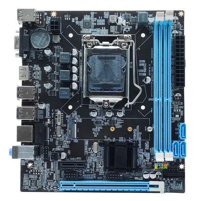 Placa-mãe MOUGOL H61M M.2 NVME PCIEx16 DVI Suporta RAM DDR3 de canal duplo CPU Intel Core 2/3 Gen LGA1155 para Computador Gamer