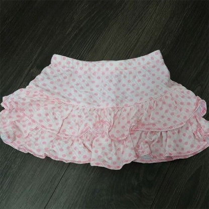 Women's Skirt Fashion Streetwear Pink Polka Dot Pattern Sports Casual Style vintage Y2K Emo Girls Sweet Harajuku Cute Slim Skirt