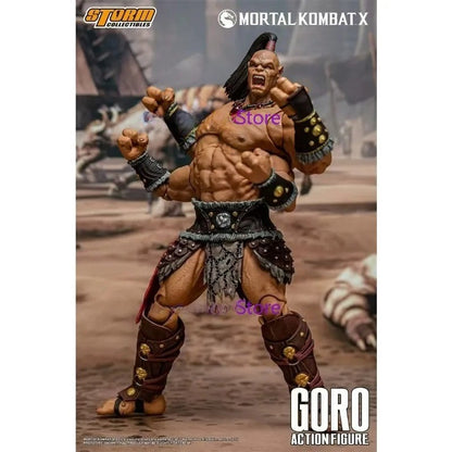 Em estoque Original STORM TOYS Storm Mortal Kombat GORO Boneco de Anime Modelo Colecionável Presente