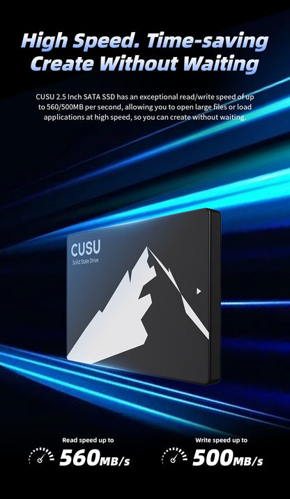 CUSU SSD 512 GB 1 TB 2 TB SATA3 2.5 HD SSD SATA 4 TB Disco Rígido 128 GB 256 GB 240 GB 480 GB 120 GB 960 GB 1920 GB SSD