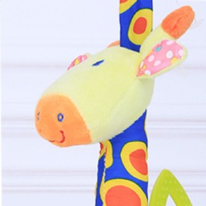 47CM Baby Stroller Soother Hanging Doll Giraffe with Soft Cotton Crib Bell Infant Bed Game Educational Toy for Son Daughter Gift