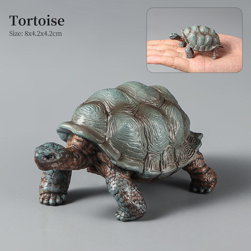 Conjunto de Brinquedos Montessori de Animais Selvagens - Leão Elefante Antílope Miniaturas de Animais Figuras de Ação Zoológico Presente Educacional para Crianças