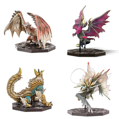 Monster Hunter CUBO Zinogre Amatsu Crimson Glow Valstrax Gore Magala MAGNAMALO Mizutsune Figura de Dragão Brinquedos