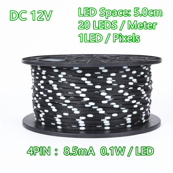 New 12V WS2815 Seed Pixel Light 4 Wires with Backup Data Wire Individually Addressable RGB Fairy Lights Ramadan Decorations 2026
