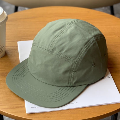 Quick-drying 63cm Large Flat Baseball Cap Men  Women Light  Breathable Sports Short Brim 5 Panel Running Hat Nylon Hats for Men