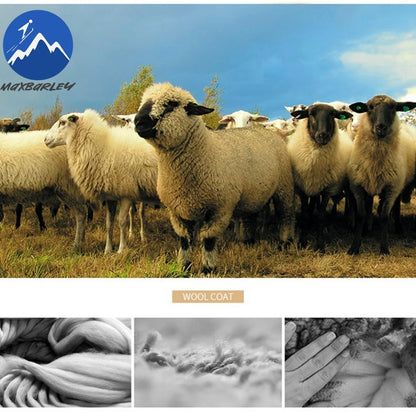 Maxbarley Winter Down Coat Lightw Luxurious Detachable Lining Working Cold Proof Overcoat Mens Mid Length Warm Woolen Trench