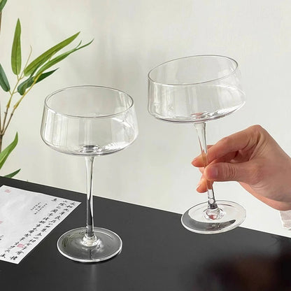 Copo de Coquetel Criativo Estilo Japonês Taça de Vinho Tinto em Torre Copos de Vinho de Fruta Taças de Martini Ferramentas de Bar e Cozinha