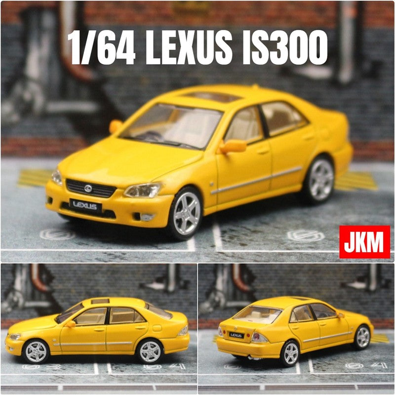 Modelo de Carro LEXUS IS300 1:64 em Liga Fundida, Veículos Clássicos de Metal, Modelo de Carro de Alta Simulação em Miniatura, Coleção em Escala, Presentes para Crianças