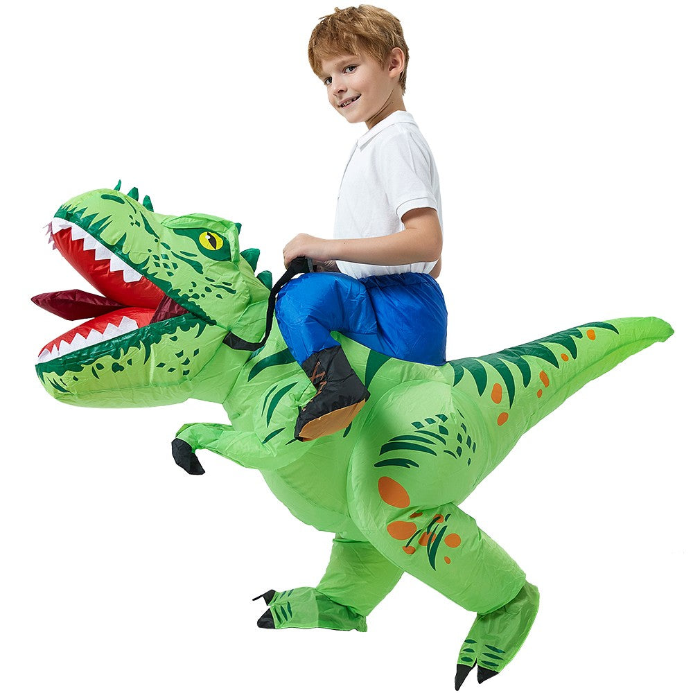 HOT Anime Dinosaur Inflatable Costume Party Mascot Costumes Suit Disfraz Cosplay Halloween Costumes For Adult Kids Dress