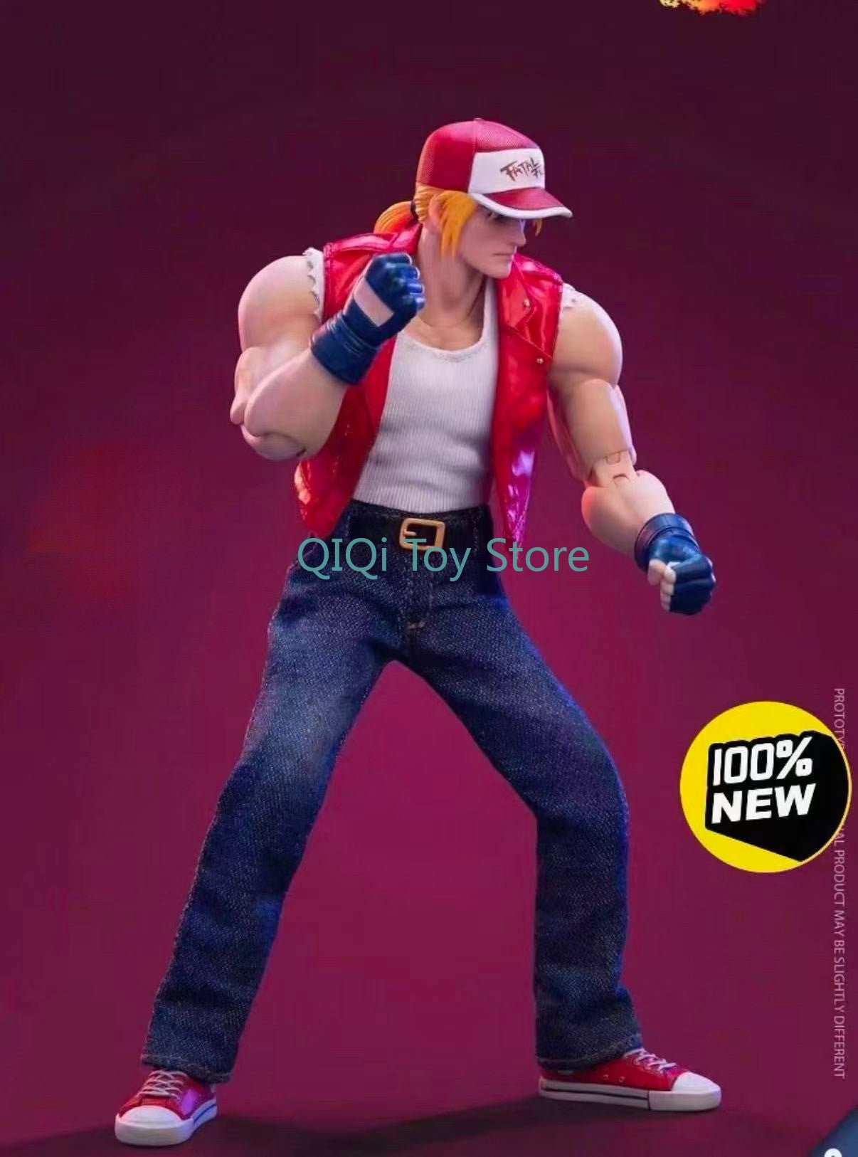 Em estoque Engolindo o Tempo SNK Genuíno Rei do Boxe 97 Terry Bogard 1/12 Boneco Articulado Modelo Artesanal