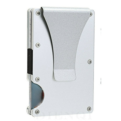 Minimalist Slim RFID Blocking Wallet For Men - Light Weight, Durable & Compact- Aluminum Wallet With Money Clip (Black?