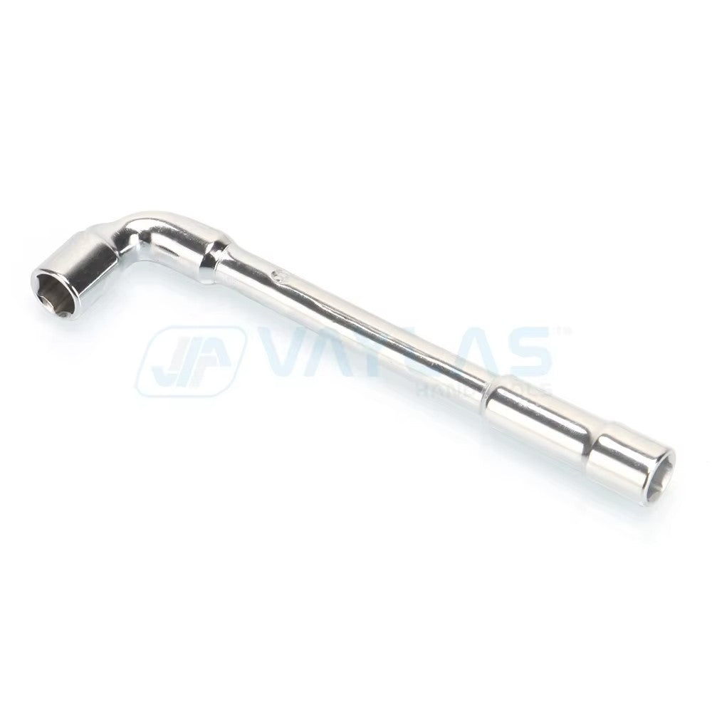Chave Soquete Angulada Tipo L de 6-24mm Chave de Porca de Dupla Extremidade com Furo Passante Ferramentas Chave Soquete Multifuncional para Mecânico