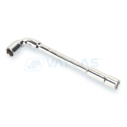 Chave Soquete Angulada Tipo L de 6-24mm Chave de Porca de Dupla Extremidade com Furo Passante Ferramentas Chave Soquete Multifuncional para Mecânico