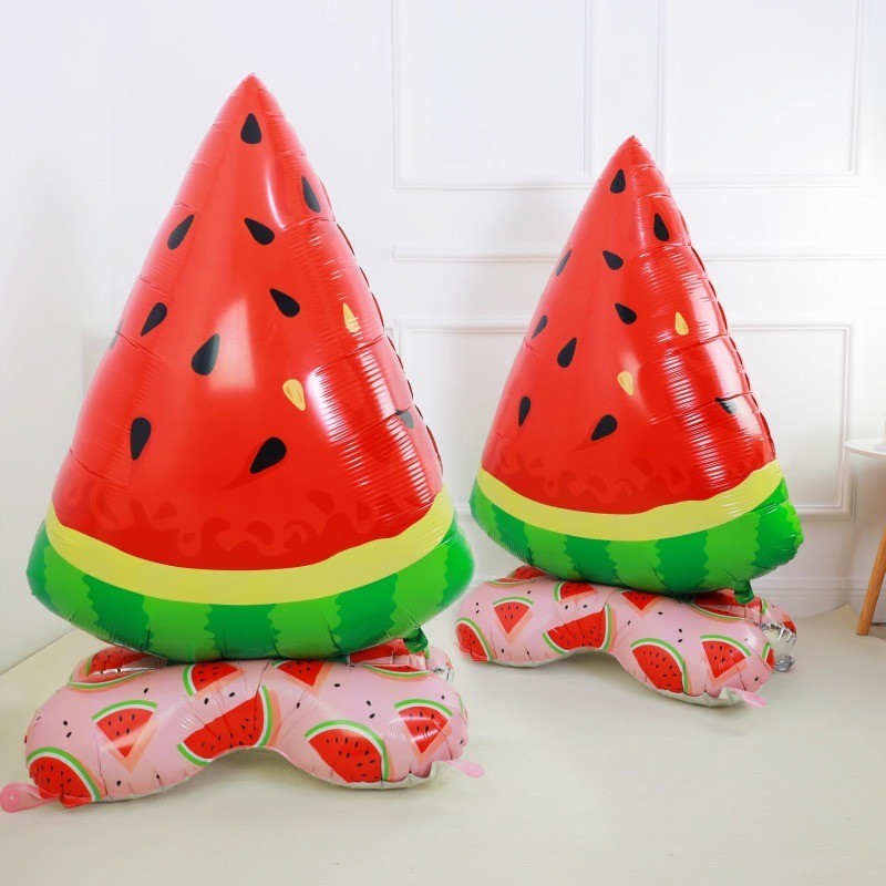 1PCS Big Strawberry&Watermelon Theme Aluminum Foil Balloons Girls Birthday Anniversary Celebration Decoration Party Supplies