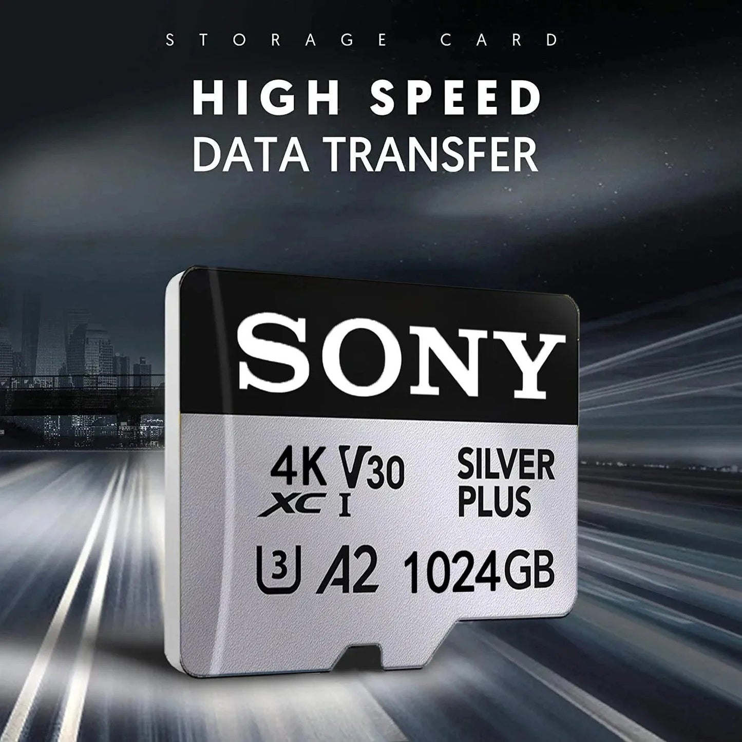 SONY Original Micro SD Card 512GB Memory Card UP TO 100MB/s C10 U3 Flash Memory Card Micro Tarjeta SD Free Adapter