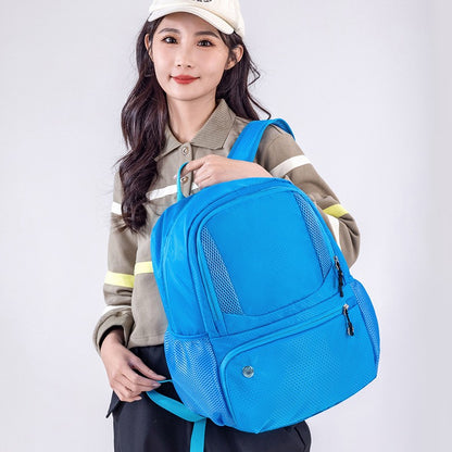 Mochila de Basquete Grande, Bolsa Esportiva com Suporte Separado para Bola, Compartimento para Tênis, Ideal para Futebol, Vôlei, Natação, Academia, Viagem