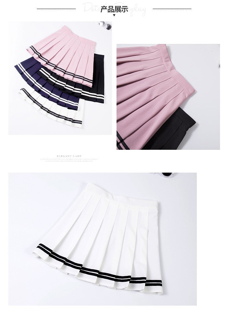 Pleated Tennis Skirt Womens Athletic Golf Sport Outfits Workout Running Mini Korean Style Sexy Harajuku Skirt
