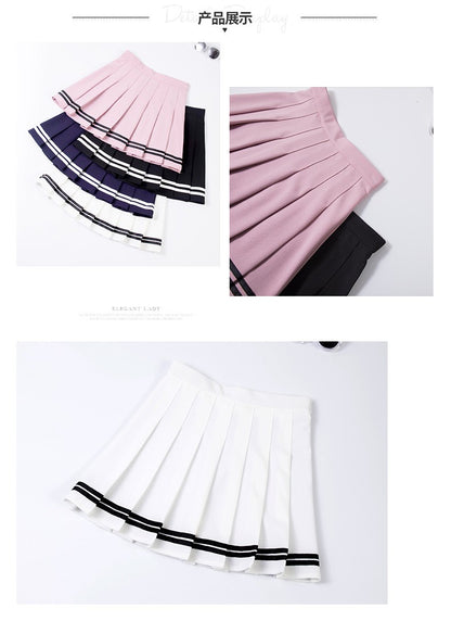 Pleated Tennis Skirt Womens Athletic Golf Sport Outfits Workout Running Mini Korean Style Sexy Harajuku Skirt