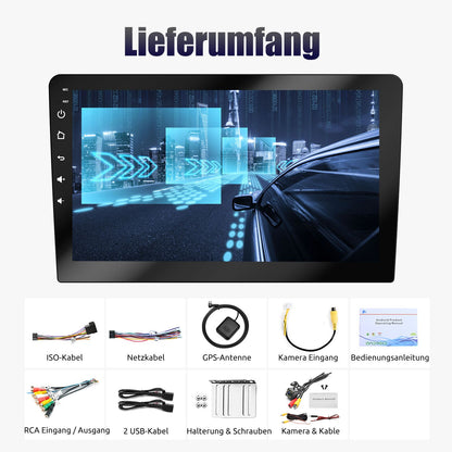 ESSGOO 10" Car Radio Android Auto Carplay Car Stereo Multimedia Player Universal WIFI GPS Autoradio Car Intelligent Systems