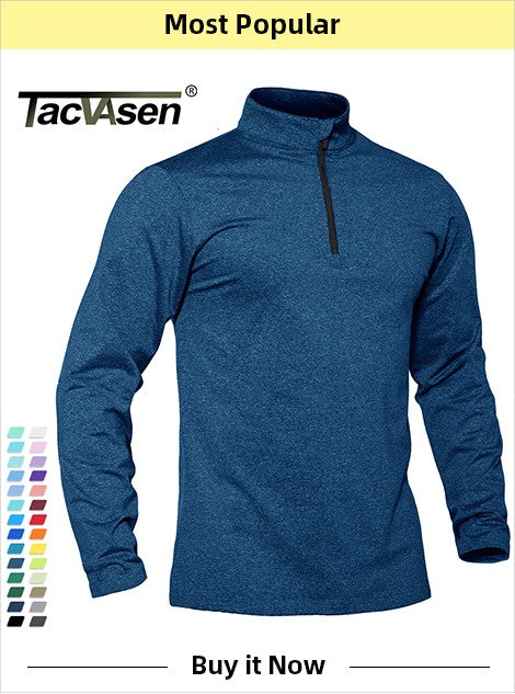 TACVASEN Spring Winter Fleece Jacket With Hoodie Mens Hooded Fleece Jacket Full-Zip Up Outdoor Windproof Hooded Warm Work Coat