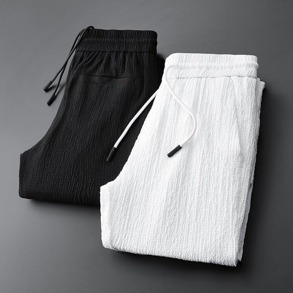 Men Two piece Suit Striped Pleated Men Pants Set Pleated Drawstring Loose Lapel Pockets Thin Formal Business Men Set