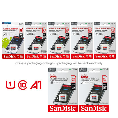 Cartão Micro SD Sandisk 100% Original 64GB Classe 10 Flash Cartão TF 64GB Cartão de Memória 64GB disco de memória para smartphone e tablet PC