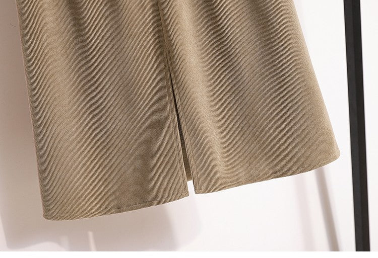 Women's New Style High-Waist Plus Size Skirts Elastic Waist Solid Wrap Buttocks Autumn Winter 2025 Versatile Straight Leg Skirt