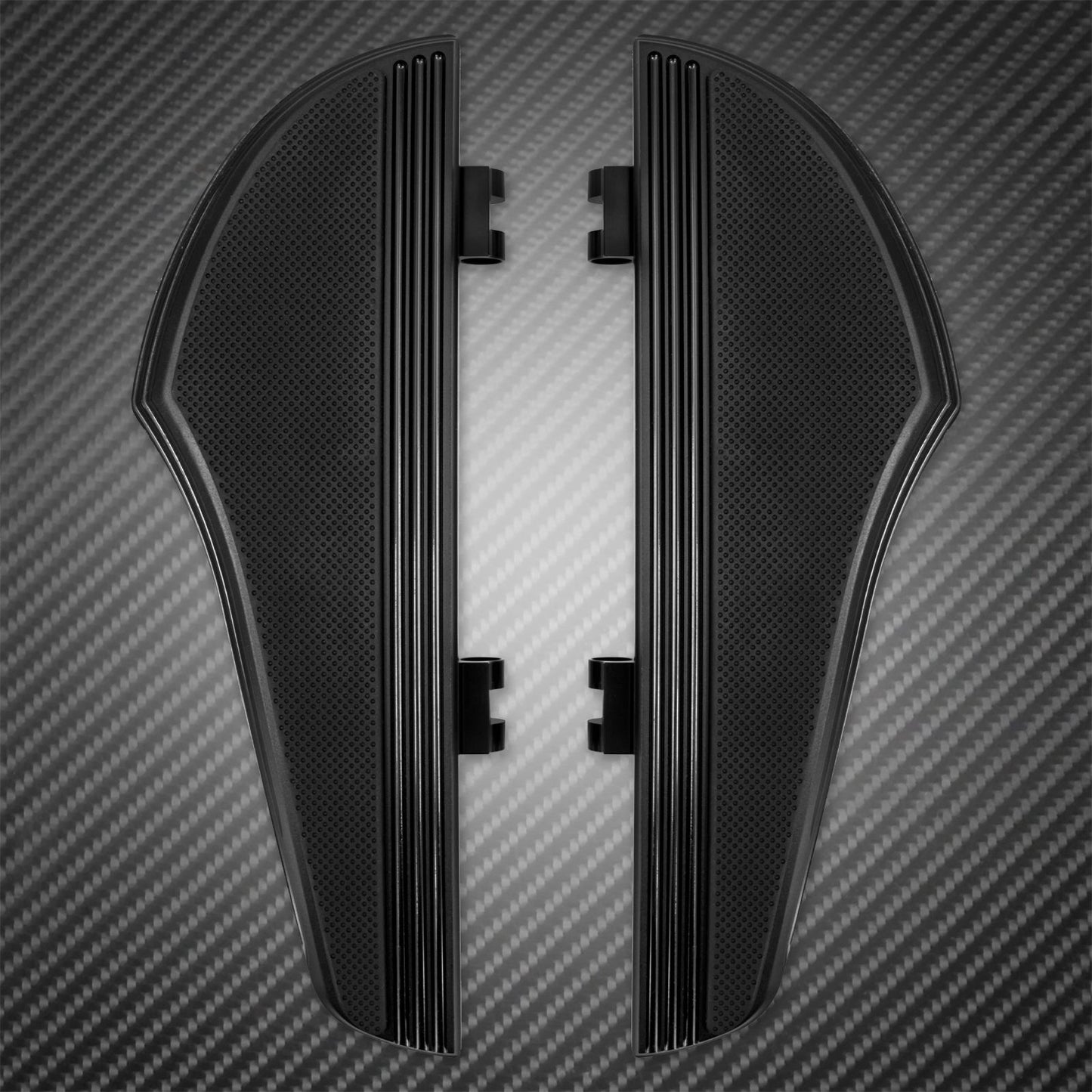 Pedaleiras Antiderrapantes Dianteiras para Motocicleta Harley Softail Fatboy Deluxe Touring Electra Glide FLHR
