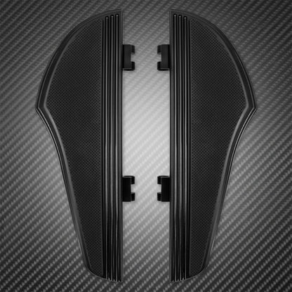 Pedaleiras Antiderrapantes Dianteiras para Motocicleta Harley Softail Fatboy Deluxe Touring Electra Glide FLHR
