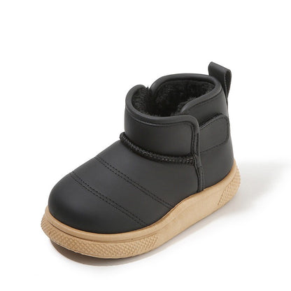 Autumn Winter Baby Boys Girls Snow Boots Children Outdoor Plush Shoes Anti-Slippery Infant Casual Shoes Waterproof Kids Boots