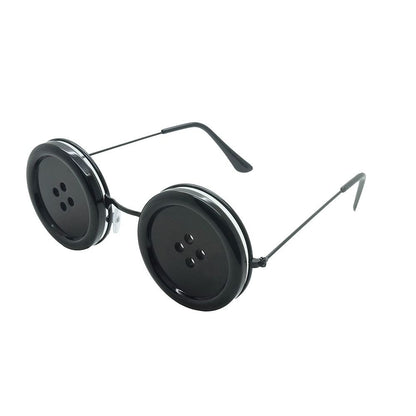Button Eyes Glasses Eyewear Halloween Glasses Cosplay for Halloween Costume Accessory Party Favor Eyewear