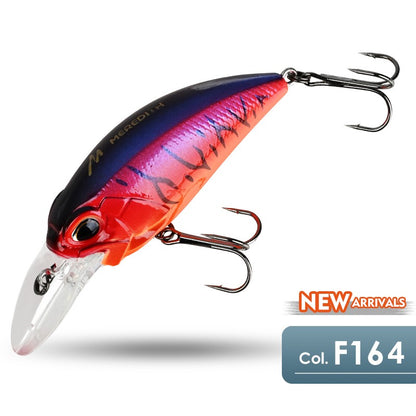 MEREDITH JERK CRANK M65 8A 14g Hot Model Isca de Pesca Artificial Rígida 11 Cores Wobbler Minnow Profissional de Qualidade Profundidade 2.0-2.5m